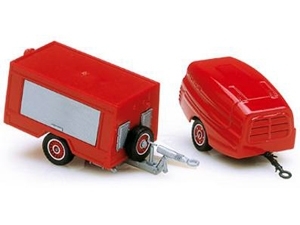 SOLIDO Set of two trailers (tender to fire engine) Cars
